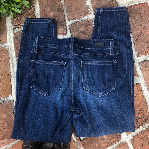 Paige dark wash Verdugo crop jeans size 25 - Picture 6 of 8